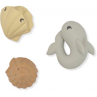 Bath Toys Ocean - Whale/Shell/Clam