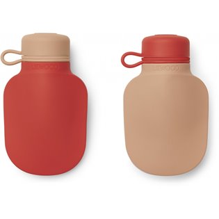  Silvia Smoothie Bottle 2-pack - Apple Red/Tuscany Rose Mix