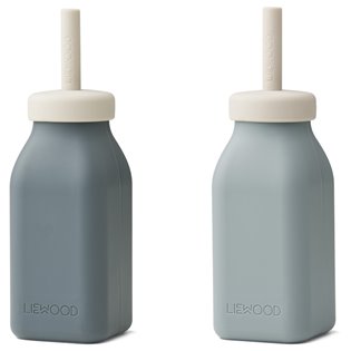 Erika Milkshake Bottle 2-Pack - Blue Mix