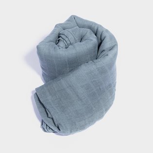 Super Soft Bamboo Swaddle Wrap - Slate Blue