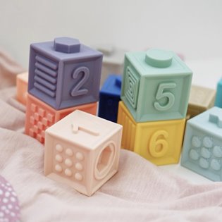 Silicone Number Blocks