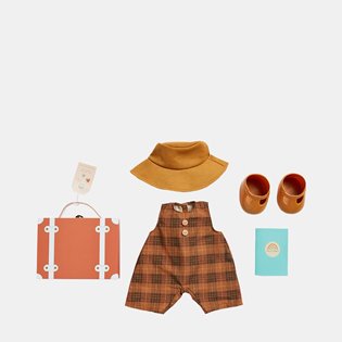 DINKUM DOLL TRAVEL TOGS - Apricot