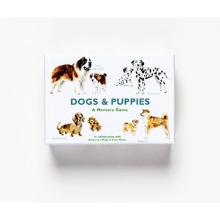 Dogs & Puppies Memory Card Game