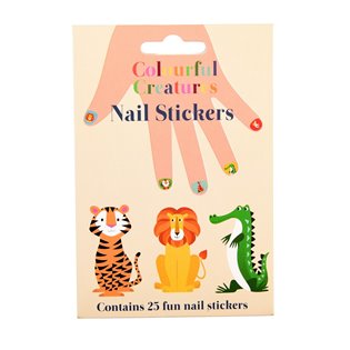 Colourful Creatures Nail Stickers (pack Of 25)