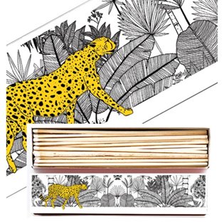 Cheetah In White Jungle - Long Matchboxes