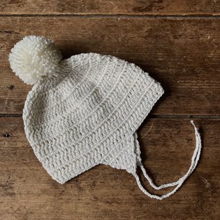 Organic Cotton Acorn Bonnet