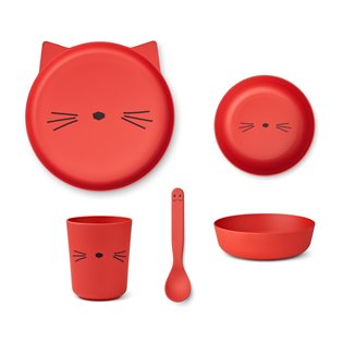 Brody Junior Set - Cat Apple Red