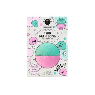  Nailmatic Bath Bomb Twin - Pink & Lagoon Green