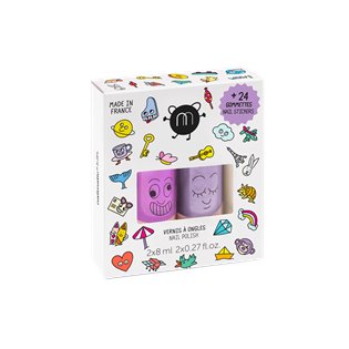 Nailmatic WOW 2 Pack with Stickers - Marshi & Piglou