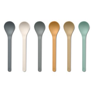 Erin Spoon 6 Pack - Blue Multi Mix