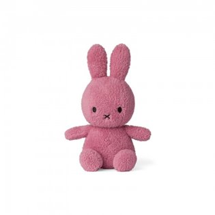 Miffy Sitting Terry Raspberry Pink - 23cm