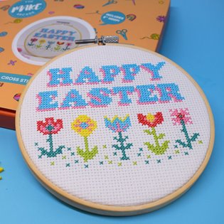 Happy Easter - Cross Stitch Craft Kit
