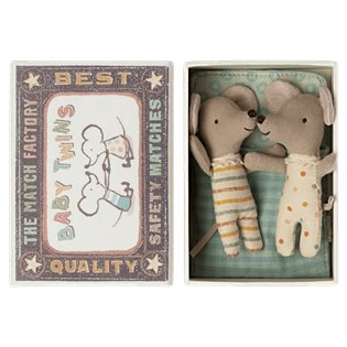 Twins - Baby Mice In Matchbox