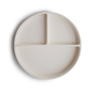 Silicone Suction Plate - Ivory