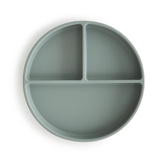 Silicone Suction Plate - Cambridge Blue