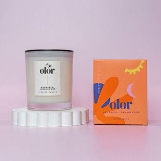 MANDARIN + SANDALWOOD CANDLE