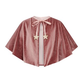 Blush Enchanted Velvet Cape