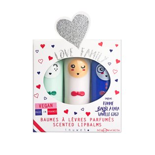 BUNNY LIPBALM - LOVE FAMILY TRIO