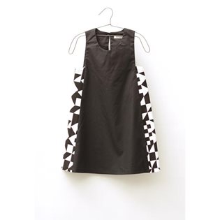 Motoreta Hidra Dress - Black & Tangram