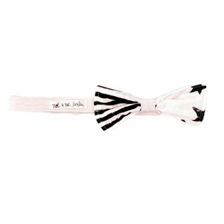 Noe & Zoe Bow Tie - Black Stars & Stripes