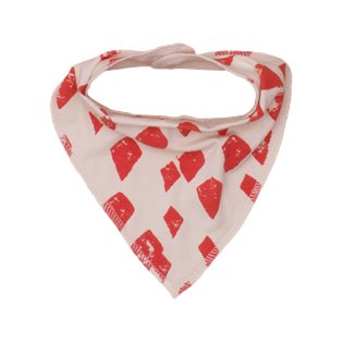 Noe & Zoe Drooling Scarf - Flamingo Diamonds